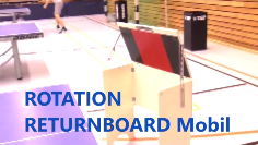 Tischtennis-Tisch + ROTATION RETURNBOARD MOBIL