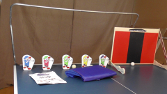 JUNIOR Returnboard mit 5 Spielen incl. Ballfangnetz
